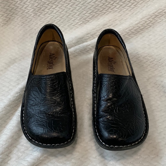 Alegria Shoes - Alegria Debra Black Embossed size 39